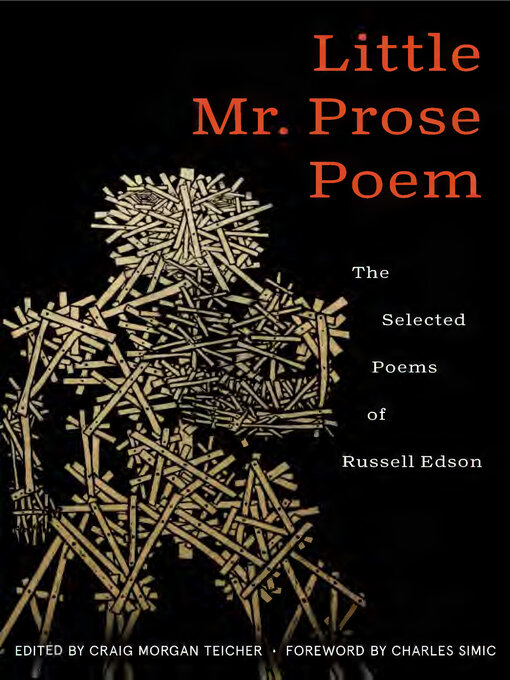 Title details for Little Mr. Prose Poem by Russell Edson - Wait list